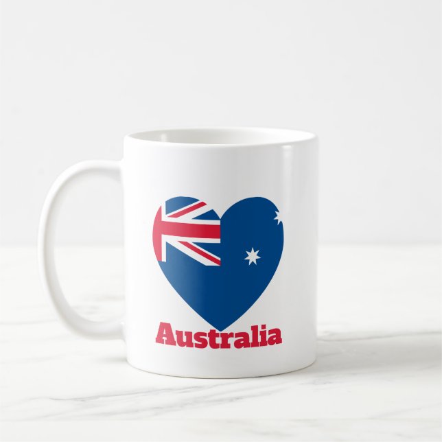 Mug Indicateur cardiaque Australie (Gauche)