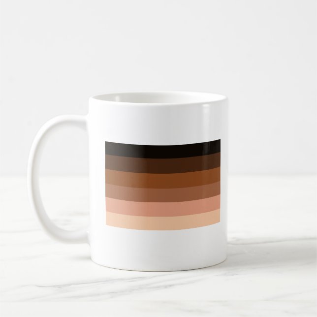 Mug Indicateur de la fierté BIPOC anti-raciste (Gauche)