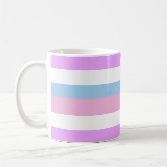 Mug Indicateur de la fierté intersexuelle (Gauche)