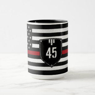 Mug Indicateur de la ligne rouge mince