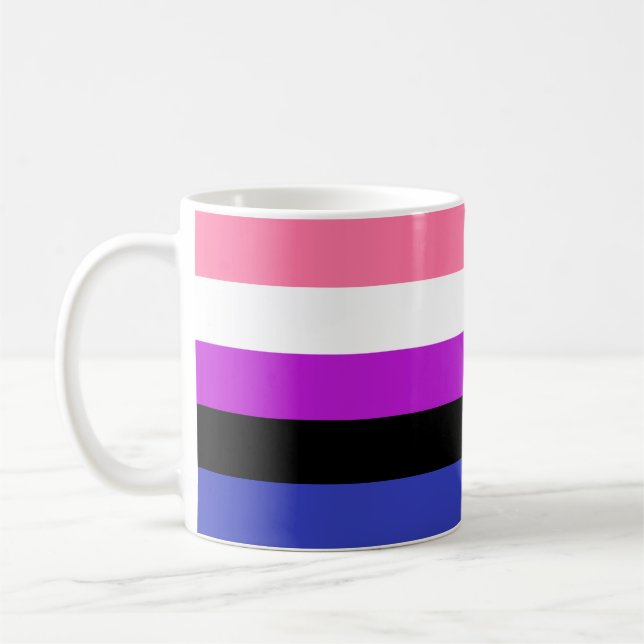 Mug Indicateur Genderfluide (Gauche)