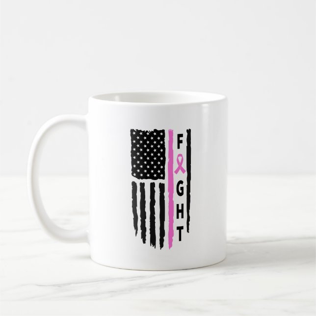 Mug Indicateur Lutte contre le cancer du sein (Gauche)