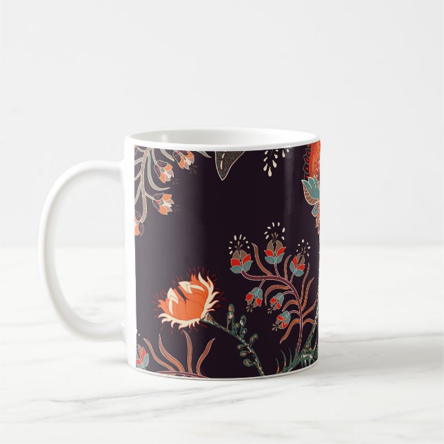 Mug Indien Floral Grande Nature sans joint (Gauche)