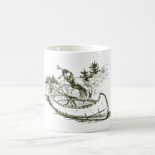 Mug Indien rouge avec canot