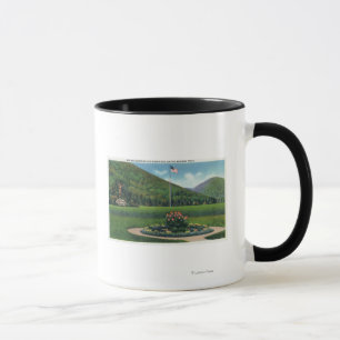 Mug Indien saluant la statue de Soleil Levant
