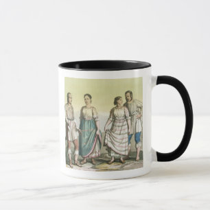 Mug Indiens de Michoacan dans le costume traditionnel,