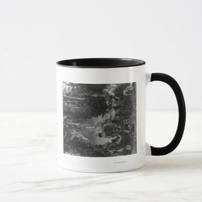 Mug Indiens en feu à la réunion pré-Noël (Droite)
