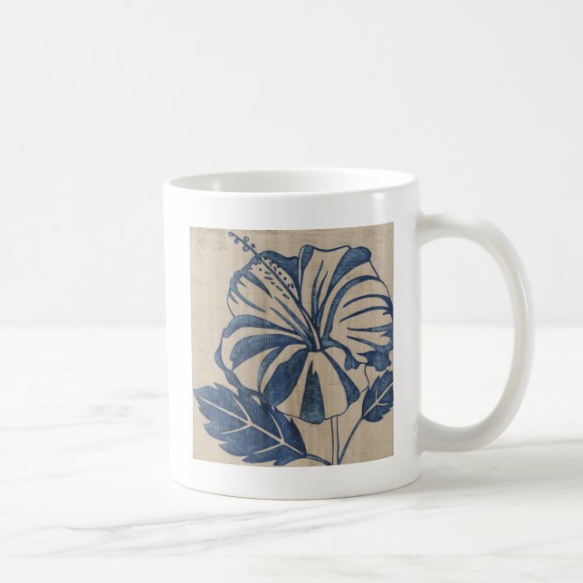Mug Indigo Hibiscus (Droite)