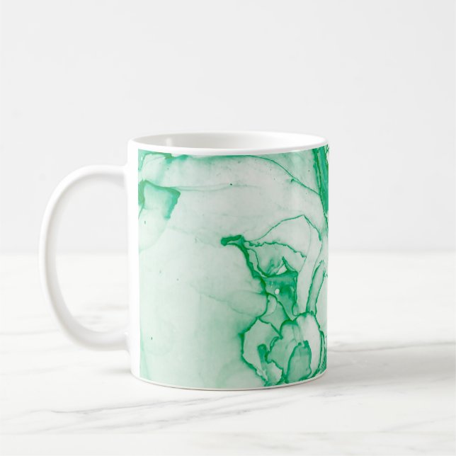 Mug Indigo Round. Teinture à tarte bohémienne. Psyched (Gauche)