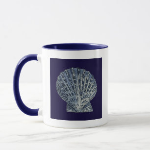 Mug Indigo Shells VIII