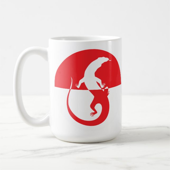 Mug Indonésie Komodo dragon Monitor Indonésie (Gauche)