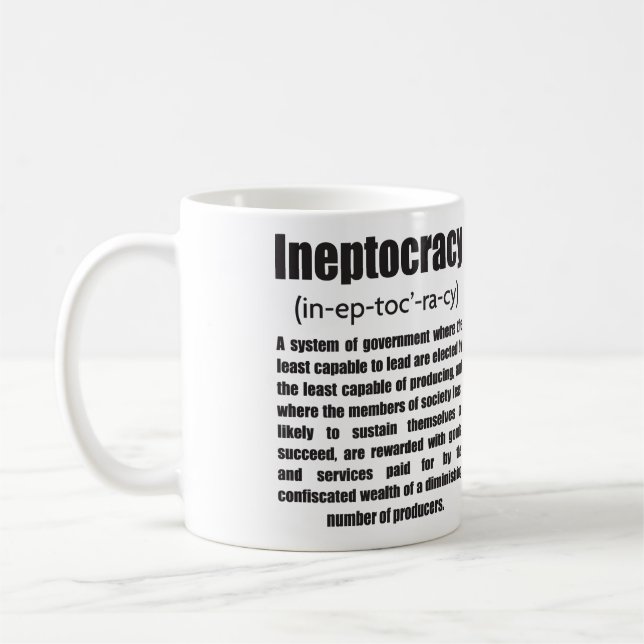 Mug Ineptocratie (Gauche)