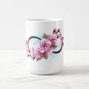 Mug Infinité avec les fleurs Sakura