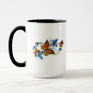 Mug Infinité de papillons monarques