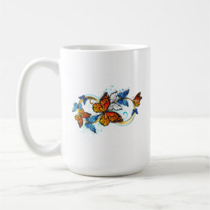 Mug Infinité de papillons monarques