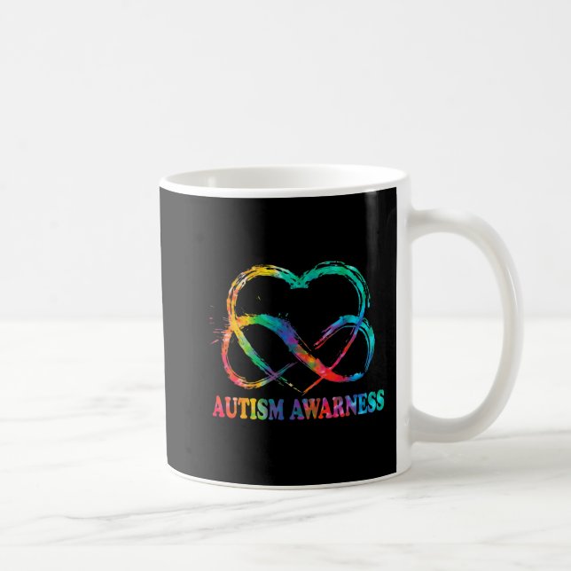 Mug Infinity Heart Love Sensibilisation sur l'autisme  (Droite)