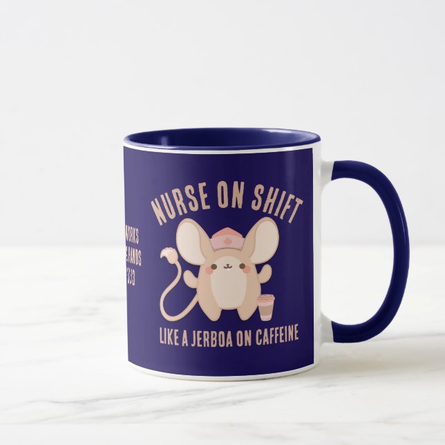 Mug INFIRMIER SUR LE café Jerboa SHIFT (Droite)
