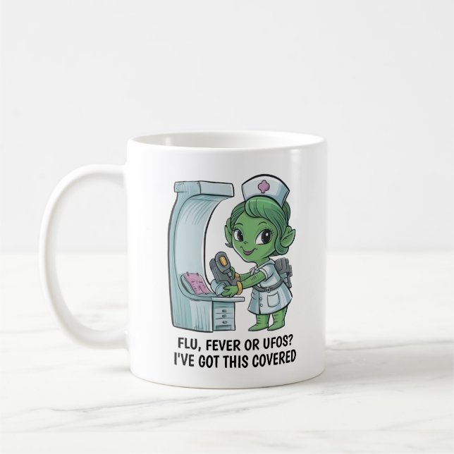 Mug Infirmière Alien (Gauche)