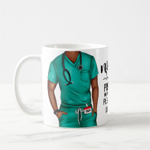 Mug Infirmière amusante en cours Personnalisée