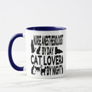Mug Infirmière anesthésiste Amoureux des chats