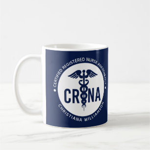 Mug Infirmière anesthésiste certifiée CRNA personnalis