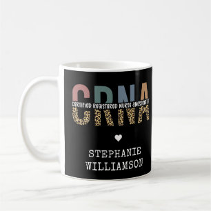 Mug Infirmière anesthésiste certifiée CRNA personnalis