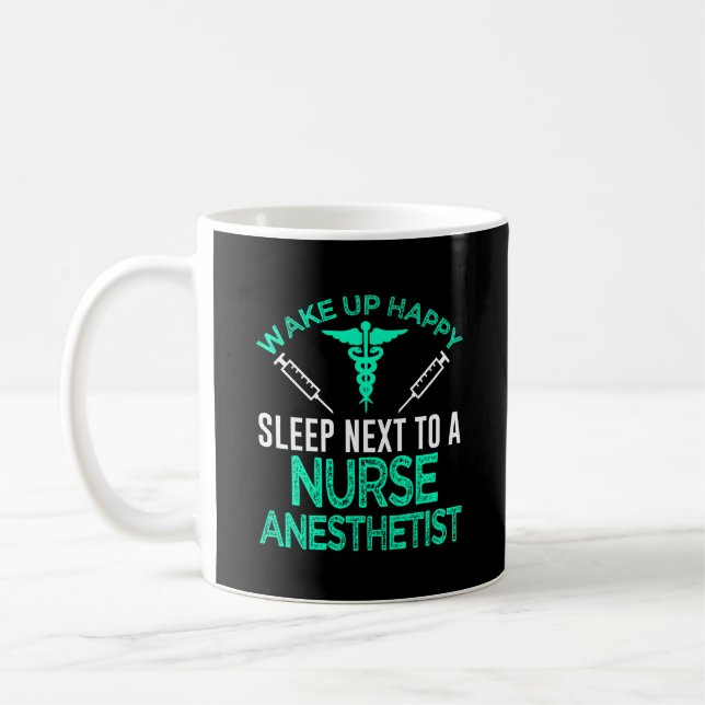 Mug Infirmière Anesthetist RN Infirmière inscrite Cade (Gauche)