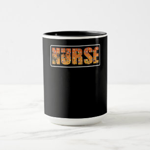 Mug Infirmière Cadeau Halloween avec Citrouille Spider
