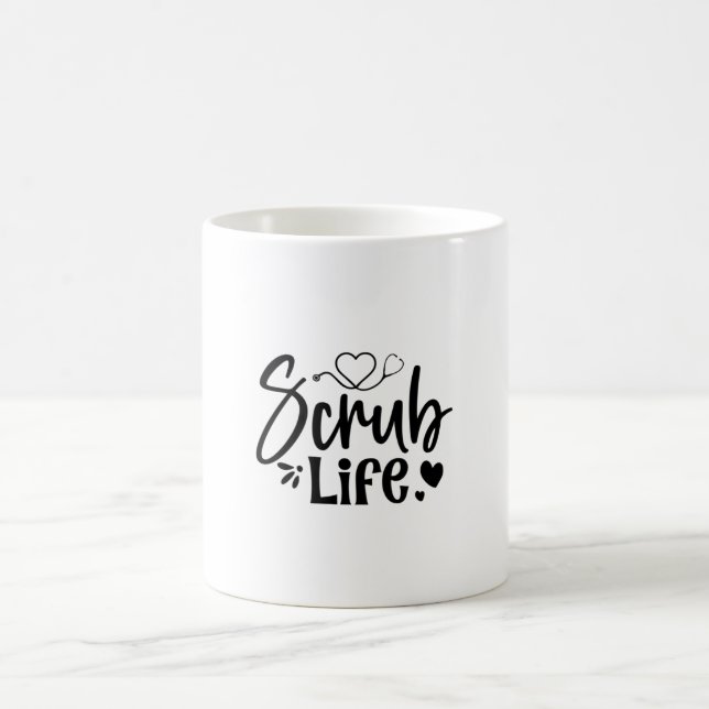 Mug Infirmière Cadeau vie (Centre)
