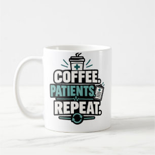Mug Infirmière Café Patients Répètent Vêtements de San