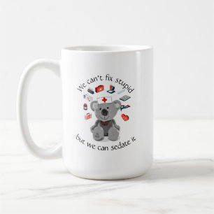 Mug Infirmière - Citation amusante impossible à répare