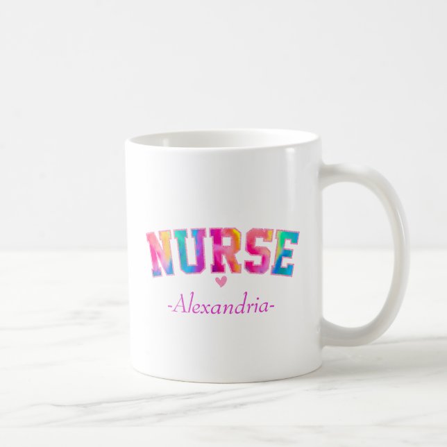 Mug Infirmière colorée (Droite)