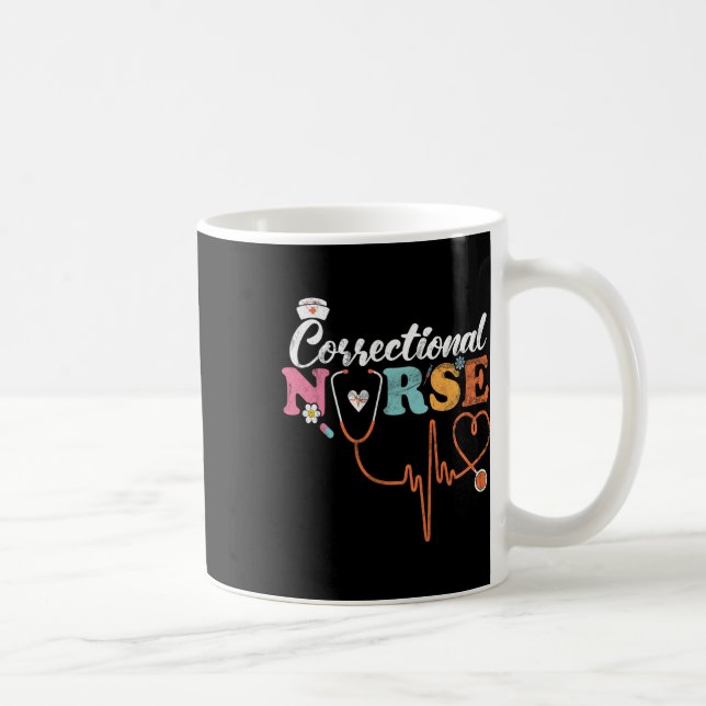 Mug Infirmière correctionnelle Département des soins i (Droite)
