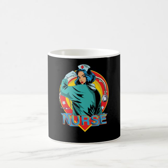 Mug Infirmière courageuse (Centre)