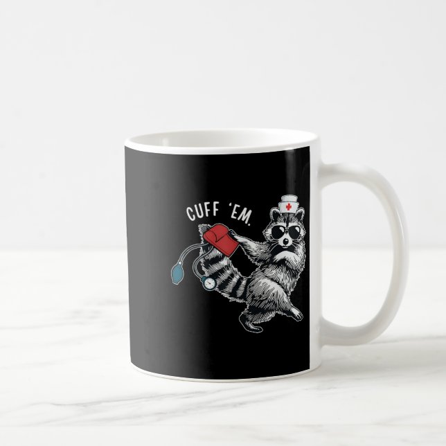 Mug Infirmière Cuff Em Praticien Tee, Infirmière Racco (Droite)