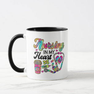 Mug Infirmière dans mon coeur