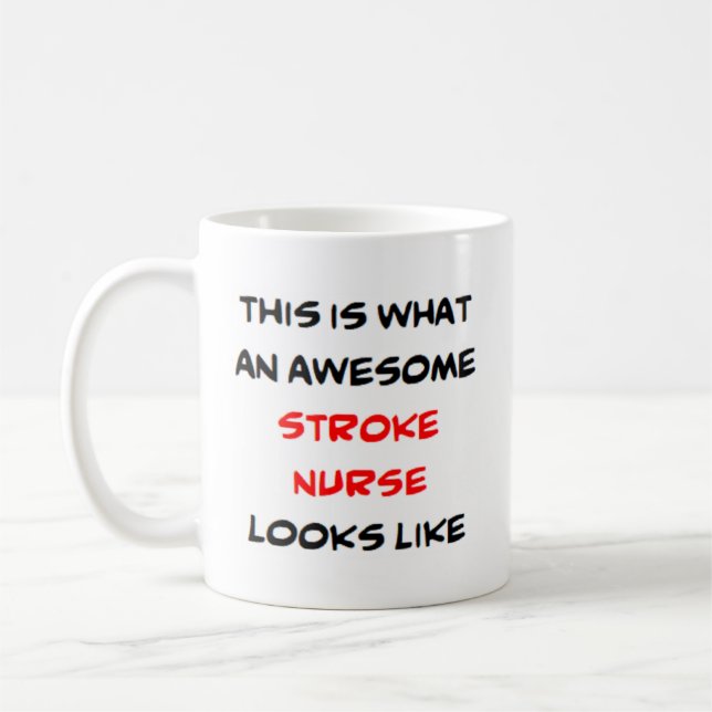 Mug infirmière d'attaque, génial (Gauche)