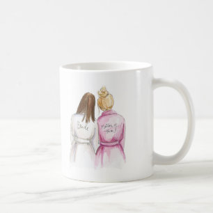 Mug Infirmière de blonde de jeune mariée de brune de