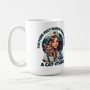 Mug Infirmière de chats à usage péremptoire