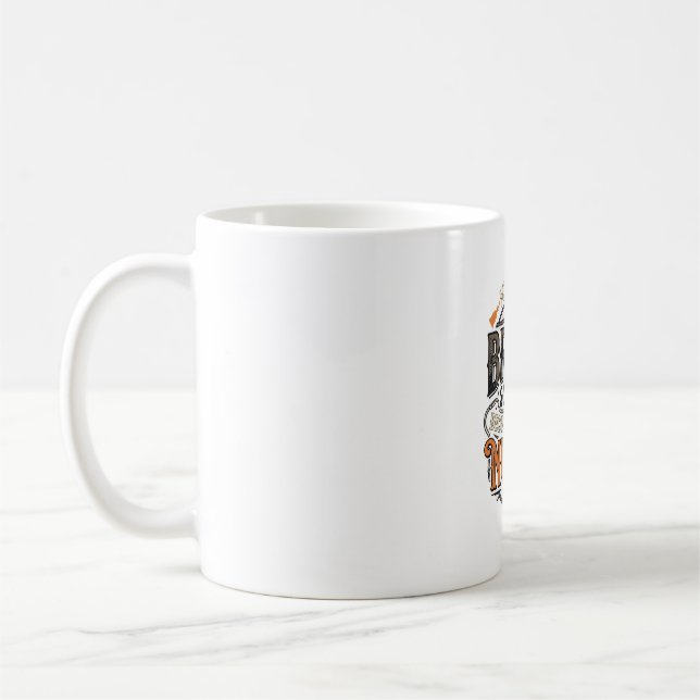 Mug Infirmière de dialyse Halloween Balai Cassa Concep (Gauche)