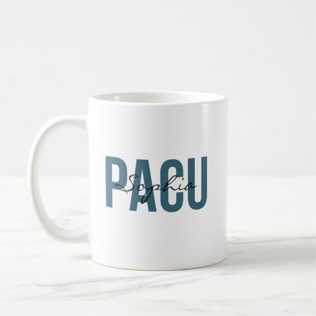 Mug Infirmière de l'USPA Nom Personnalisé Typographie  (Gauche)