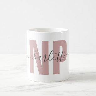 Mug Infirmière de NP personnalisée Praticien Diplôme C