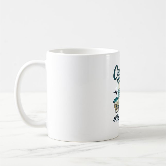 Mug Infirmière de nuit drôle pourrait être vendredi ve (Gauche)