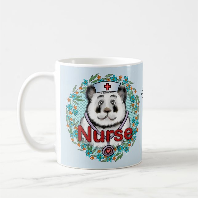 Mug infirmière de Panda (Gauche)