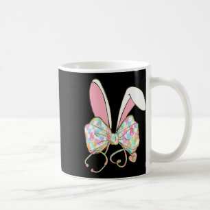 Mug Infirmière de Pâques Coquette Arc Stéthoscope Lapi
