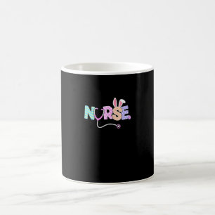 Mug Infirmière de Pâques Lapin Joyeux Pâques Œufs Lapi