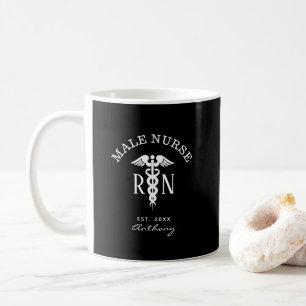 Mug Infirmière de sexe masculin RN Diplômé Médical
