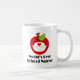 Mug Infirmière d'école (mondes meilleurs)