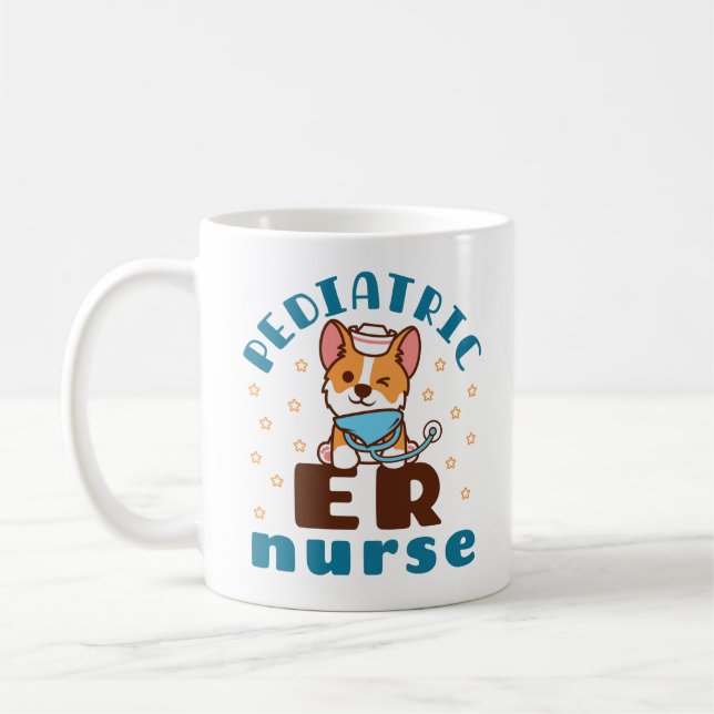Mug Infirmière des urgences pédiatriques (Gauche)