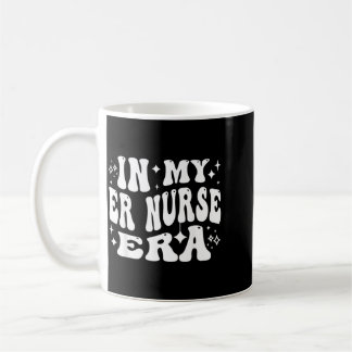 Mug Infirmière des urgences vibes drôle rétro urgences